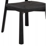 KΑΡΕΚΛΑ ΤΡΑΠΕΖΑΡΙΑΣ OSORIO HM18335 02 RUBBERWOOD ΣΧΟΙΝΙ ΣΕ ΜΑΥΡΟ 51x55x74Υεκ SET 2τμχ c546973