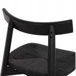 KΑΡΕΚΛΑ ΤΡΑΠΕΖΑΡΙΑΣ OSORIO HM18335 02 RUBBERWOOD ΣΧΟΙΝΙ ΣΕ ΜΑΥΡΟ 51x55x74Υεκ SET 2τμχ c546973