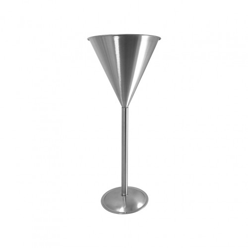 Σαμπανιέρα INOX κωνική δαπέδου με πόδι φ33 5xΥ80 5cm βάθος κώνου 34cm Βάρος 2 2Kg c546979