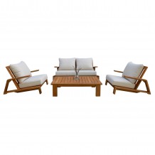 ΣΕΤ ΣΑΛΟΝΙ LOUNGE 4ΤΜΧ MIREX HM6521 ΞΥΛΟ ΑΚΑΚΙΑΣ--ΠΟΛΥΕΣΤΕΡΙΚΑ ΜΑΞΙΛΑΡΙΑ ΕΚΡΟΥ c546991
