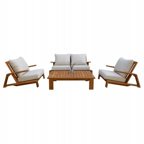 ΣΕΤ ΣΑΛΟΝΙ LOUNGE 4ΤΜΧ MIREX HM6521 ΞΥΛΟ ΑΚΑΚΙΑΣ--ΠΟΛΥΕΣΤΕΡΙΚΑ ΜΑΞΙΛΑΡΙΑ ΕΚΡΟΥ c546991