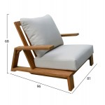 ΣΕΤ ΣΑΛΟΝΙ LOUNGE 4ΤΜΧ MIREX HM6521 ΞΥΛΟ ΑΚΑΚΙΑΣ--ΠΟΛΥΕΣΤΕΡΙΚΑ ΜΑΞΙΛΑΡΙΑ ΕΚΡΟΥ c546991
