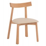 KΑΡΕΚΛΑ ΤΡΑΠΕΖΑΡΙΑΣ OSORIO HM18335 11 RUBBERWOOD ΦΥΣΙΚΟ-ΕΚΡΟΥ PU 51x55x74Υεκ SET 2τμχ c546994