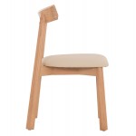 KΑΡΕΚΛΑ ΤΡΑΠΕΖΑΡΙΑΣ OSORIO HM18335 11 RUBBERWOOD ΦΥΣΙΚΟ-ΕΚΡΟΥ PU 51x55x74Υεκ SET 2τμχ c546994