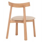 KΑΡΕΚΛΑ ΤΡΑΠΕΖΑΡΙΑΣ OSORIO HM18335 11 RUBBERWOOD ΦΥΣΙΚΟ-ΕΚΡΟΥ PU 51x55x74Υεκ SET 2τμχ c546994