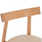 KΑΡΕΚΛΑ ΤΡΑΠΕΖΑΡΙΑΣ OSORIO HM18335 11 RUBBERWOOD ΦΥΣΙΚΟ-ΕΚΡΟΥ PU 51x55x74Υεκ SET 2τμχ c546994