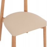 KΑΡΕΚΛΑ ΤΡΑΠΕΖΑΡΙΑΣ OSORIO HM18335 11 RUBBERWOOD ΦΥΣΙΚΟ-ΕΚΡΟΥ PU 51x55x74Υεκ SET 2τμχ c546994