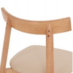 KΑΡΕΚΛΑ ΤΡΑΠΕΖΑΡΙΑΣ OSORIO HM18335 11 RUBBERWOOD ΦΥΣΙΚΟ-ΕΚΡΟΥ PU 51x55x74Υεκ SET 2τμχ c546994