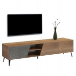 ΕΠΙΠΛΟ ΤΗΛΕΟΡΑΣΗΣ CATERRA HM18374 14 ΜΕΛΑΜΙΝΗ ΦΥΣΙΚΟ-MOORE STONE 180Χ35 5Χ48Υεκ c546995