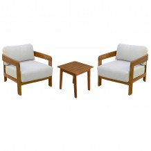 LOUNGE ΣΕΤ SOLARA HM10892 ΤΡΑΠΕΖΑΚΙ 2 ΠΟΛΥΘΡΟΝΕΣ--ΞΥΛΟ ΑΚΑΚΙΑΣ--ΕΚΡΟΥ ΜΑΞΙΛΑΡΙΑ c547002