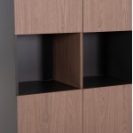 ΒΙΒΛΙΟΘΗΚΗ ΓΡΑΦΕΙΟΥ MAVIX HM2160 ΜΕΛΑΜΙΝΗ ΓΚΡΙ-ΚΑΡΥΔΙ 80Χ40Χ180Υεκ c547068