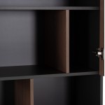 ΒΙΒΛΙΟΘΗΚΗ ΓΡΑΦΕΙΟΥ MAVIX HM2160 ΜΕΛΑΜΙΝΗ ΓΚΡΙ-ΚΑΡΥΔΙ 80Χ40Χ180Υεκ c547068