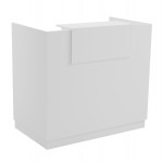 ΓΡΑΦΕΙΟ ΥΠΟΔΟΧΗΣ BARRY HM2152 02 ΜΕΛΑΜΙΝΗ ΣΕ ΛΕΥΚΟ 120x70x110Υεκ c547071