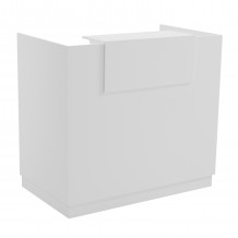 ΓΡΑΦΕΙΟ ΥΠΟΔΟΧΗΣ BARRY HM2152 02 ΜΕΛΑΜΙΝΗ ΣΕ ΛΕΥΚΟ 120x70x110Υεκ c547071