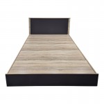 Κρεβάτι με στρώμα Athos Sleepy pakoworld sonoma ανθρακί 160x200εκ c547107