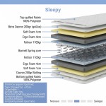 Κρεβάτι με στρώμα Athos Sleepy pakoworld sonoma λευκό 160x200εκ c547108
