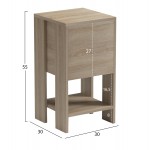ΚΟΜΟΔΙΝΟ ARGUS HM18378 01 ΜΕΛΑΜΙΝΗ SONAMA 30x30x55Υεκ c547111