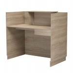 ΓΡΑΦΕΙΟ ΥΠΟΔΟΧΗΣ RECEPTION BARRY HM2152 01 ΜΕΛΑΜΙΝΗ ΣΕ SONAMA 120x70x110Υεκ c547121