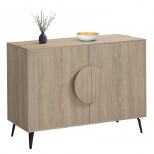 ΜΠΟΥΦΕΣ SAVORE HM18367 01 ΜΕΛΑΜΙΝΗ SONAMA-ΜΑΥΡΑ ΜΕΤΑΛ ΠΟΔΙΑ 110x35 5x82Υεκ c547125