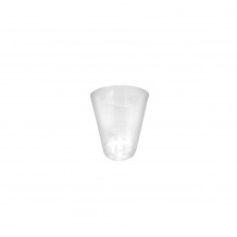 Πλαστικό ποτήρι PS μίας χρήσης 4cl διαφανές Φ4 2x5 3cm Σετ 150 c547127
