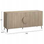 ΜΠΟΥΦΕΣ SAVORE HM18368 01 ΜΕΛΑΜΙΝΗ SONAMA-ΜΑΥΡΑ ΜΕΤΑΛ ΠΟΔΙΑ 180x35 5x82Υεκ c547146