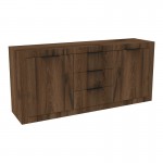 Μπουφές Doha pakoworld καρυδί με oak 180x45x80 5εκ c547174