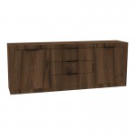 Μπουφές Doha pakoworld καρυδί με oak 210x45x80 5εκ c547178