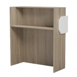 ΓΡΑΦΕΙΟ ΥΠΟΔΟΧΗΣ RECEPTION GAND HM2154 01 ΜΕΛΑΜΙΝΗ SONAMA ΛΕΥΚΟ 95 5x40x110Υεκ c547181