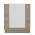ΓΡΑΦΕΙΟ ΥΠΟΔΟΧΗΣ RECEPTION KARMEN HM2155 01 ΜΕΛΑΜΙΝΗ SONAMA-ΛΕΥΚΟ 100x70x110Υεκ c547185