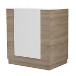 ΓΡΑΦΕΙΟ ΥΠΟΔΟΧΗΣ RECEPTION KARMEN HM2155 01 ΜΕΛΑΜΙΝΗ SONAMA-ΛΕΥΚΟ 100x70x110Υεκ c547185