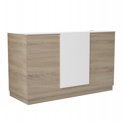 ΓΡΑΦΕΙΟ ΥΠΟΔΟΧΗΣ RECEPTION KRONIC HM2156 01 ΜΕΛΑΜΙΝΗ SONAMA ΛΕΥΚΟ 180x70x110Υεκ c547188