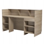 ΓΡΑΦΕΙΟ ΥΠΟΔΟΧΗΣ RECEPTION KRONIC HM2156 01 ΜΕΛΑΜΙΝΗ SONAMA ΛΕΥΚΟ 180x70x110Υεκ c547188