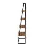 ΡΑΦΙΕΡΑ IZABEL HM18376 01 ΜΕΤΑΛΛΟ--ΜΕΛΑΜΙΝΗ ΣΕ OAK 75x36x185Υεκ c547193
