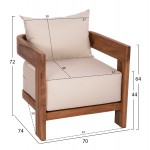 ΠΟΛΥΘΡΟΝΑ LOUNGE ΣΕΙΡΑ KIOTO HM6380 ΞΥΛΟ ΤΕΑΚ--ΦΥΣΙΚΟ ΧΡΩΜΑ 70x74x72Υεκ c547195
