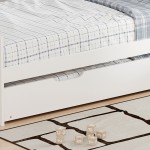 Καναπές-κρεβάτι Benato pakoworld ξύλο πεύκου λευκό 90x190εκ c547219