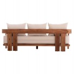 ΚΑΝΑΠΕΣ ΤΡΙΘΕΣΙΟΣ ΣΕΙΡΑ KIOTO HM6382 ΞΥΛΟ TEAK ΦΥΣΙΚΟ-ΜΠΕΖ ΜΑΞΙΛΑΡΙΑ 210x74x72Υεκ c547229