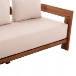ΚΑΝΑΠΕΣ ΤΡΙΘΕΣΙΟΣ ΣΕΙΡΑ KIOTO HM6382 ΞΥΛΟ TEAK ΦΥΣΙΚΟ-ΜΠΕΖ ΜΑΞΙΛΑΡΙΑ 210x74x72Υεκ c547229