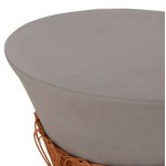 ΣΕΤ 2ΤΜΧ ΒΟΗΘΗΤΙΚΑ ΤΡΑΠΕΖΙΑ PERRAL HM21138 03 FIBER CEMENT ΓΚΡΙ--ΦΥΣΙΚΟ RATTAN c547236
