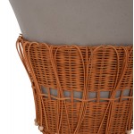 ΣΕΤ 2ΤΜΧ ΒΟΗΘΗΤΙΚΑ ΤΡΑΠΕΖΙΑ PERRAL HM21138 03 FIBER CEMENT ΓΚΡΙ--ΦΥΣΙΚΟ RATTAN c547236
