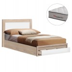ΚΡΕΒΑΤΙ ΜΟΝΟ ΜΕ ΣΥΡΤΑΡΙ ΣΤΡΩΜΑ MELANY HM10756 01 ΜΕΛΑΜΙΝΗ SONAMA ΛΕΥΚΟ--ΓΙΑ 90x190εκ c547309