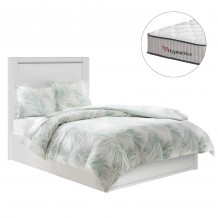 ΚΡΕΒΑΤΙ ΜΟΝΟ ΜΕ ΣΥΡΤΑΡΙ ΣΤΡΩΜΑ MELANY HM10756 05 ΜΕΛΑΜΙΝΗ ΛΕΥΚΗ--ΓΙΑ 90x190εκ c547313
