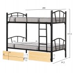 ΚΟΥΚΕΤΑ ΜΕ 2 ΣΥΡΤΑΡΙΑ SONAMA ΣΤΡΩΜΑΤΑ 90X190εκ FLOOR HM10749 04 ΜΕΤΑΛΛΟ ΜΑΥΡΟ c547317