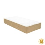 Κρεβάτι με στρώμα Athos Sleepy pakoworld sonoma 90x190εκ c547439