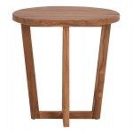 ΤΡΑΠΕΖΙ ΜΕΣΗΣ ΣΤΡΟΓΓΥΛΟ KOLIN HM6650 ΞΥΛΟ TEAK ΦΥΣΙΚΟ Φ65x65Υεκ c547444