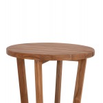 ΤΡΑΠΕΖΙ ΜΕΣΗΣ ΣΤΡΟΓΓΥΛΟ KOLIN HM6650 ΞΥΛΟ TEAK ΦΥΣΙΚΟ Φ65x65Υεκ c547444