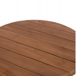 ΤΡΑΠΕΖΙ ΜΕΣΗΣ ΣΤΡΟΓΓΥΛΟ KOLIN HM6650 ΞΥΛΟ TEAK ΦΥΣΙΚΟ Φ65x65Υεκ c547444