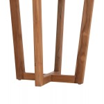 ΤΡΑΠΕΖΙ ΜΕΣΗΣ ΣΤΡΟΓΓΥΛΟ KOLIN HM6650 ΞΥΛΟ TEAK ΦΥΣΙΚΟ Φ65x65Υεκ c547444