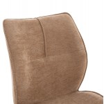 ΣΕΤ ΤΡΑΠΕΖΑΡΙΑΣ 7ΤΜΧ GAFF HM10935 03 MDF TOP ΚΑΡΥΔΙ--ΥΦΑΣΜΑ TAUPE ΜΕΤΑΛΛΟ ΜΑΥΡΟ c547446