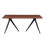 ΣΕΤ ΤΡΑΠΕΖΑΡΙΑΣ 7ΤΜΧ DRENNY HM10936 03 MDF TOP ΚΑΡΥΔΙ--ΥΦΑΣΜΑ TAUPE ΜΕΤΑΛΛΟ ΜΑΥΡΟ c547447