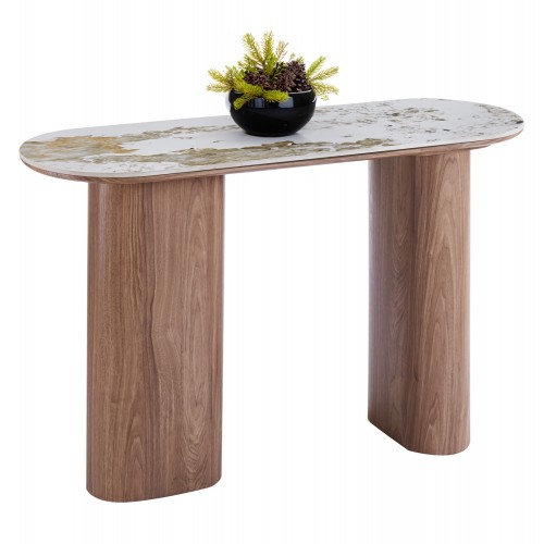 ΚΟΝΣΟΛΑ MARBLEX HM18446 ΚΕΡΑΜΙΚΟ TOP PANDORA--MDF ΠΟΔΙΑ 120x40x76Υεκ c547451